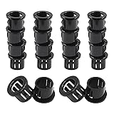 Zorveiio 50Pcs Black Cable Snap Bushing,0.43''/11mm