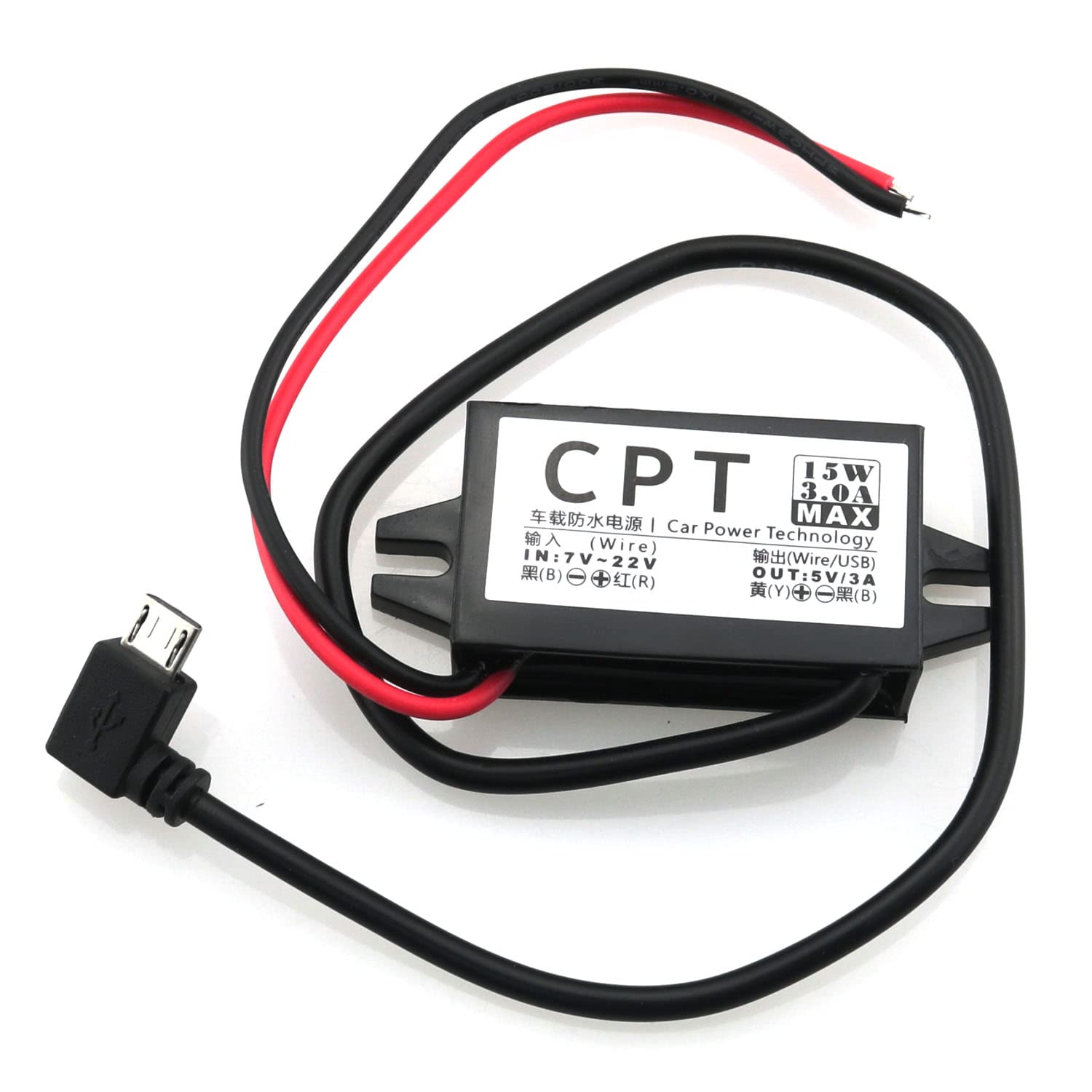 Photo 1 of 12V to 5V Converter ZZHXSM DC 12V to 5V Micro USB Power Adapter Buck Converter Module Ring Alarm Keypad Converter Step Down Module Compatible with Ring Alarm Keypad USB Right Elbow