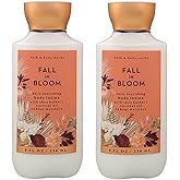 Bath & Body Works and Fall In Bloom Super Smooth Lotion Sets Gift For Women 8 Oz -2 Pack (Fall In Bloom)