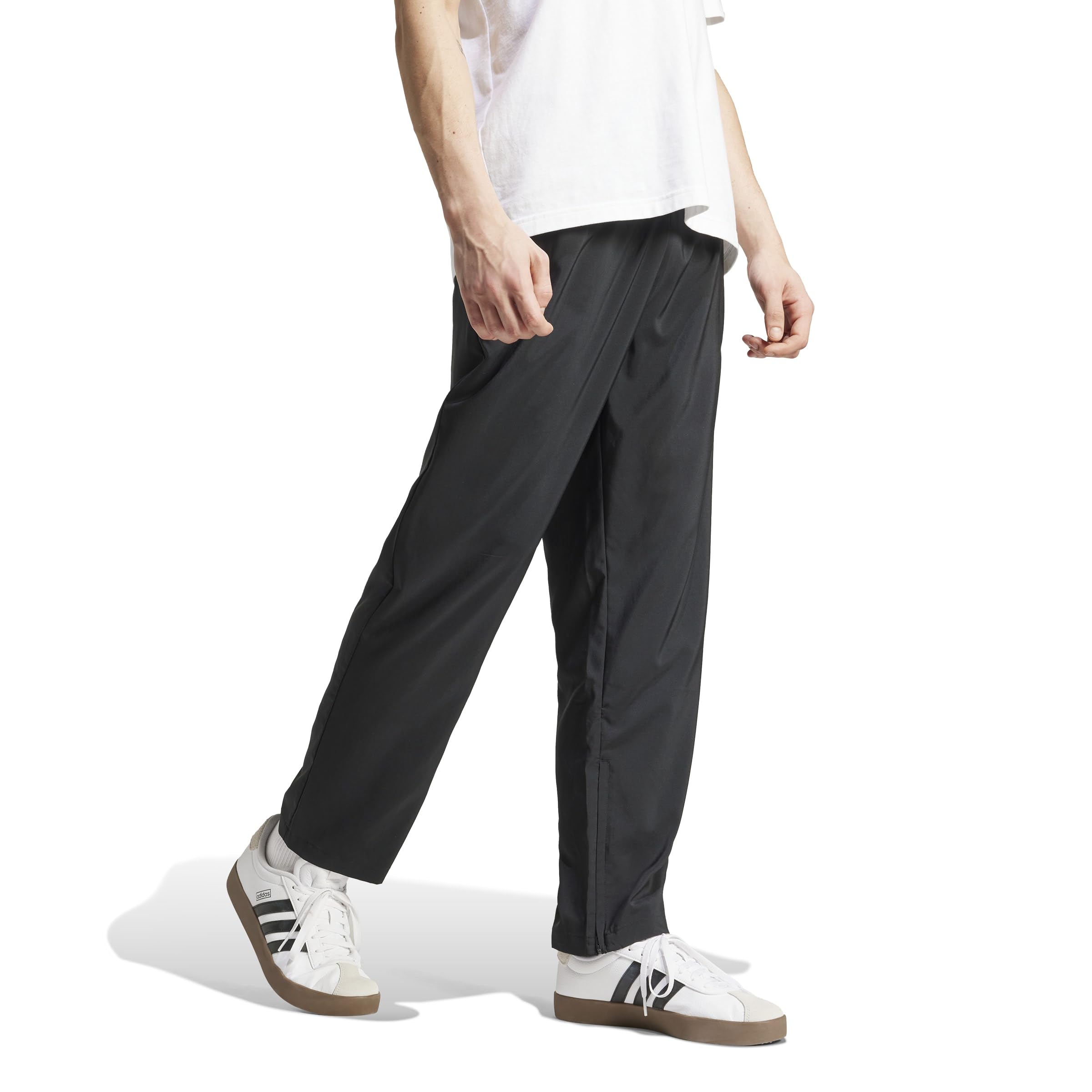 adidas Herren Essentials Small Logo Stanford Open Hem Pants, Black/White, XXL Short 6