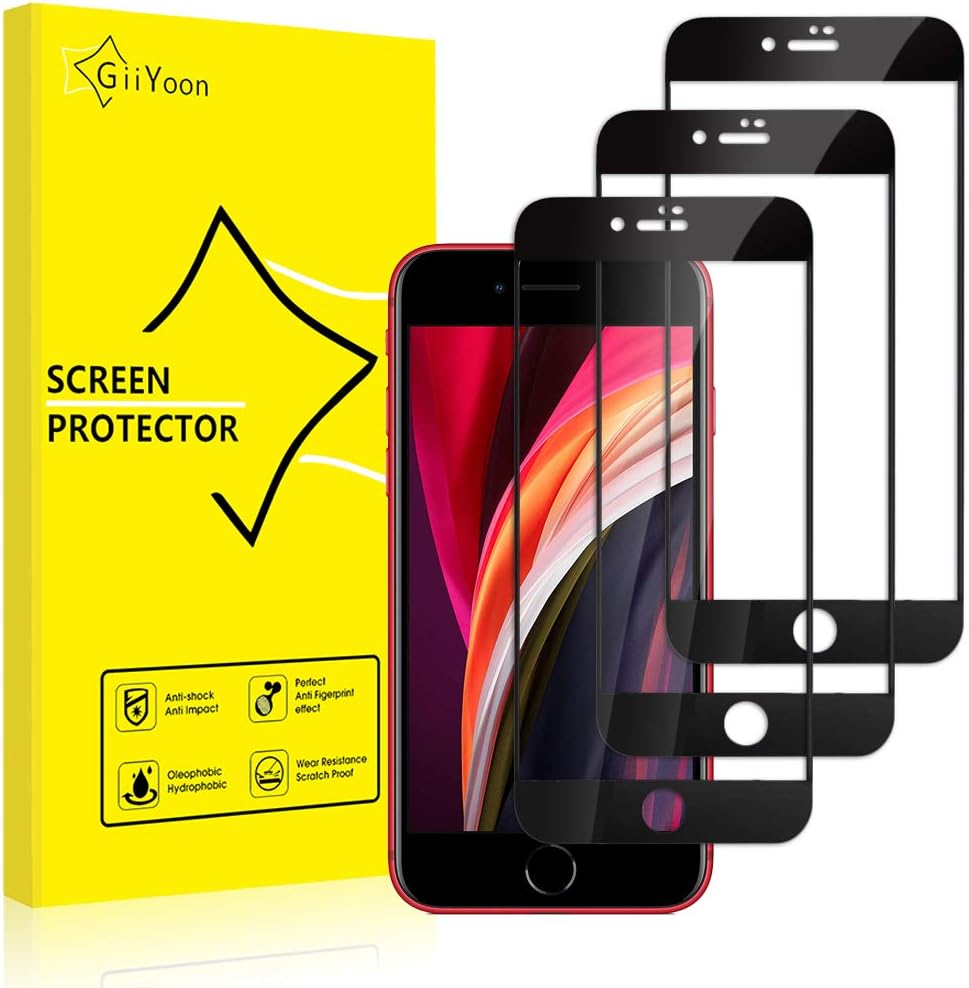 GiiYoon-3 PACK Screen Protector for iPhone SE 2022/2020