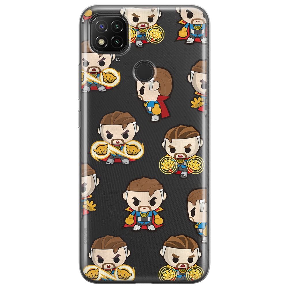 ERT GROUP mobile phone case for Xiaomi REDMI 9C original and officially Licensed Marvel pattern Dr Strange 001 optimally adapted to the shape of the mobile phone, partially transparent