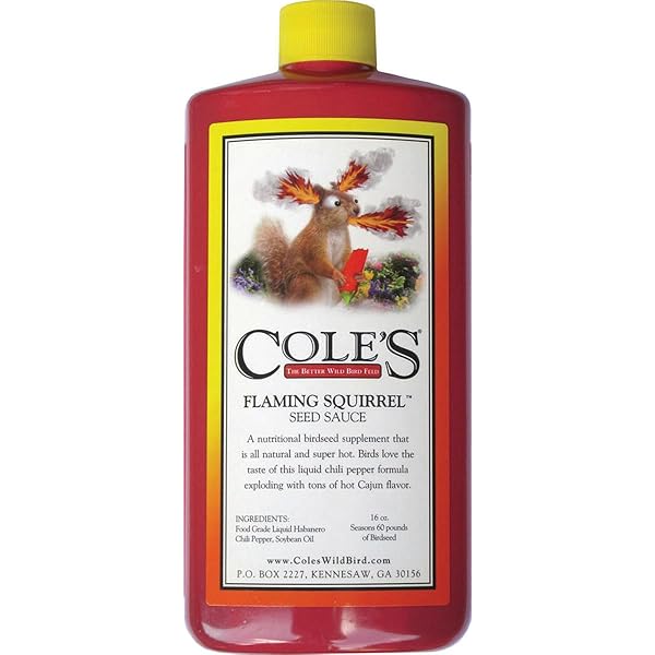 Amazon.com : Cole's FS16 Flaming Squirrel Seed Sauce, 16-Ounce