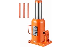 VEVOR Hydraulic Bottle Jack, 50 Ton/110231 lbs Welded Bottle Jack with 11''-17.32'' Lifting Range & 3-Section Long Handle, for Car, Pickup, Truck, RV, Auto Repair, Industrial Engineering