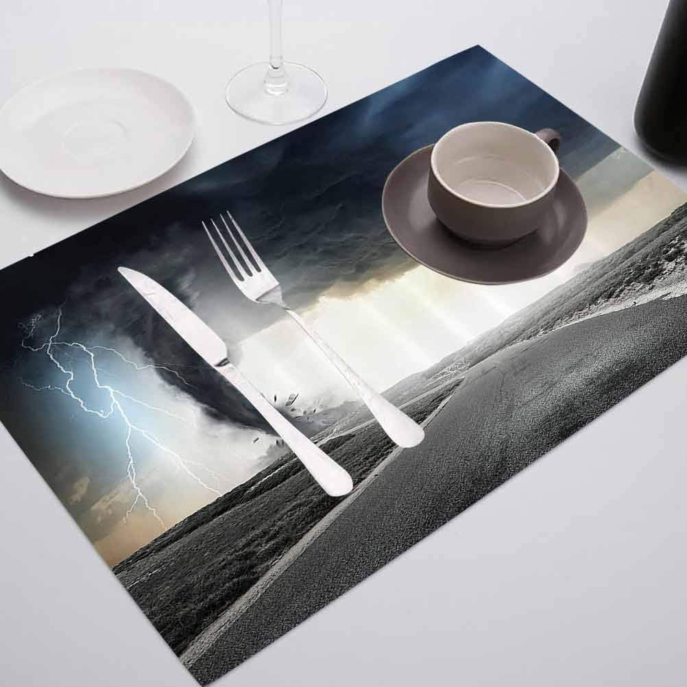 Non Slip Wipeable Placemats Place Mats, Lake House Decor