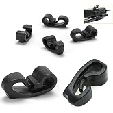 DraCra 25 Pack Bungee Cord Connector Dual Hook Buckle Lock Clip Clamp for Elastic Rope Ties Down String Shock Paracord Strap Tent Outdoor Backpack Tactical Gear Camping Hiking