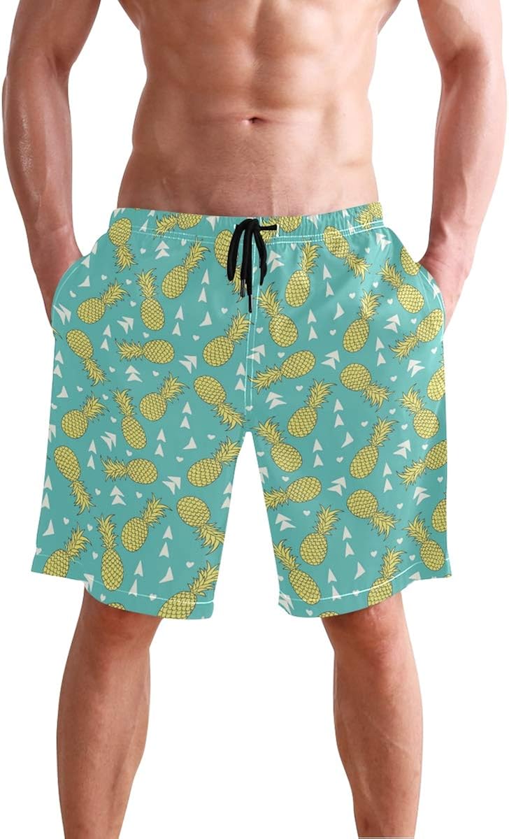 mens light blue swim shorts