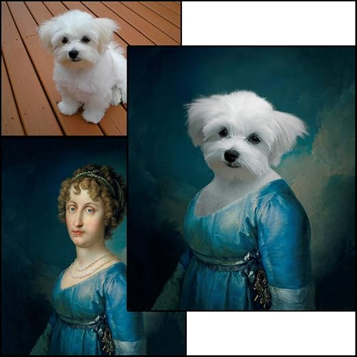 dog royal portrait