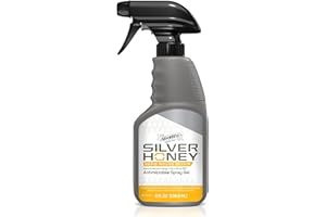 Absorbine Silver Honey Rapid Wound Repair Spray Gel for Horses & Large Animals, 8oz Bottle