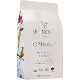 Lifeboost Light Roast Low Acid Ground Coffee, Certified Organic, 12oz | Third Party Tested for Mycotoxins, Mold &amp; Pesticides,Non-GMO, Single Origin, Stomach Friendly