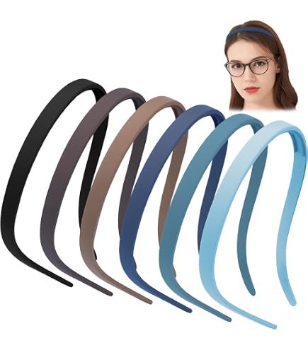 1825 Headband Designed for Glasses Black and Off White Head Bands Hair Amazon.com : TOBATOBA Flex No Pressure Headbands, Headbands  main image 4