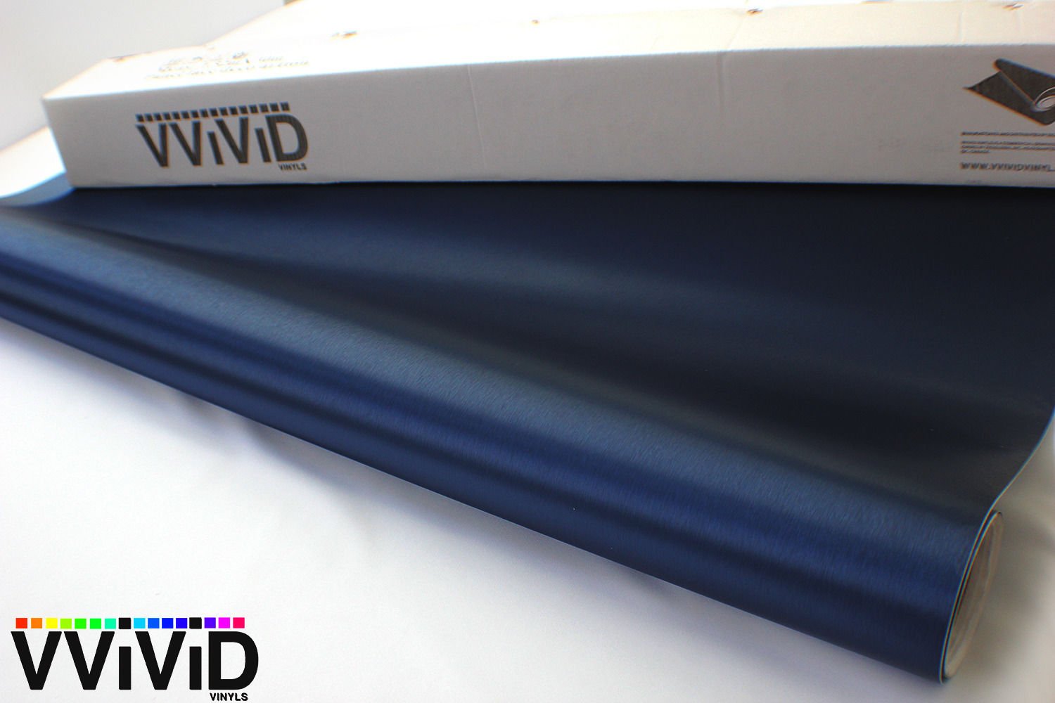 VViViD Blue Brushed Vinyl Wrap Roll (6ft x 5ft) Buy Online in United