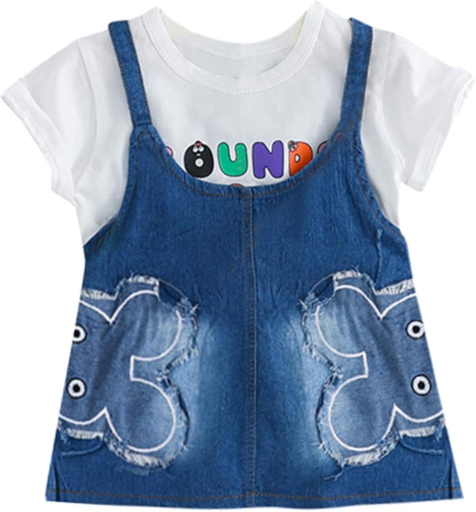 denim dress for baby boy