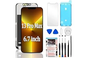 Fixerman for iPhone 13 Pro Max Screen Replacement 6.7 inch, 3D Touch LCD Display Digitizer Assembly with Repair Tools (Model A2484, A2641, A2643, A2644, A2645)
