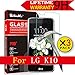 LG K10 Glass Screen Protector,(LG Premier LTE ) [3 Pack] AnoKe [Lifetime Warranty](0.3mm 9H 2.5D)Best Tempered Glass Screen Protector Film Shield Guard For LG K10 Glass -3Pack