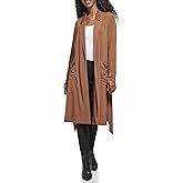 Calvin Klein Long Open Cardigan with Belt Tortoise SM (US 4-6)
