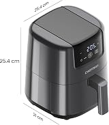 Chefman 2L Mini Air Fryer Digital Space Saving Compact Grey view 9