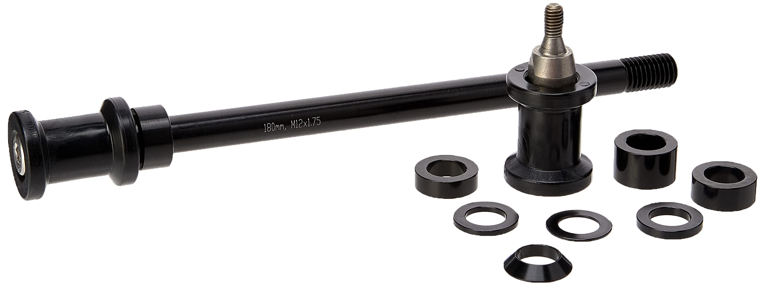Topeak Journey Thru-Axle Hardware (Pitch M12 x 1.7mm), Black