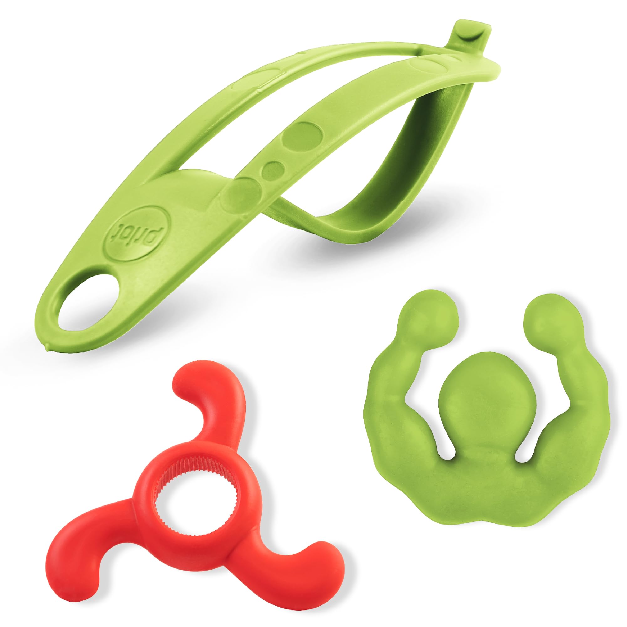 Priot Opener Set | Includes Can Opener, Jar Opener, Bottle Opener - for Seniors, Weak Hands, People with Arthritis, Kitchen Aid for Easy Grasping and Opening Lids