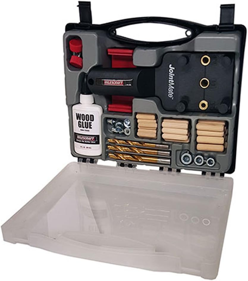 Dowel Joint Drilling Kit Fast, Precise doweled Joints for Corner, Surface and Edge Joints