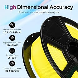 FLASHFORGE Rapid PLA Filament 1.75mm, High Flow