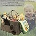 Baby Diaper Caddy Organizer- Nursery Diaper Storage Basket | Changing Kits Portable Car Organizer for Wipe Toy bin | Baby Shower Gift | Decorations for Boy and Girl Newborn