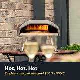 Ooni Koda 12 Gas Pizza Oven Foundry Black 12" with Regulator & Hose view 6