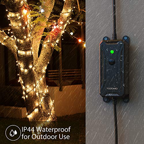 Smart Outdoor Dimmer, WiFi Plugin Light Dimmer for LED String Light