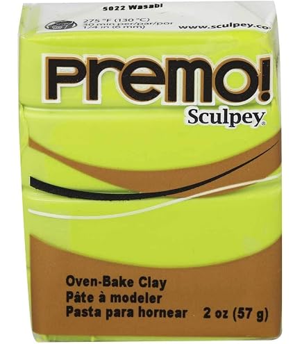 Sculpey III Polymer-Ton 2 Oz – Weich, Knetbar, Backofenhärtend (Gelb)
