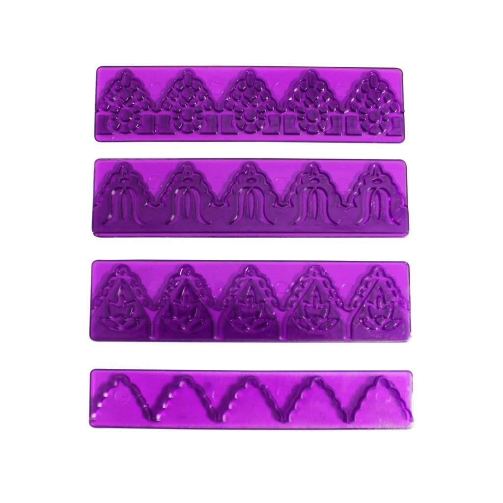 Fondant Decorative Floral Patterned Icing Edging Border Cake Baking