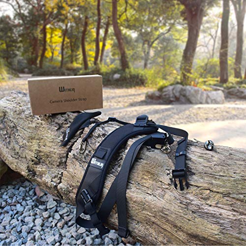 WITHLIN-alargadas-Profesional-Set-fotografa-ampliada-Bandolera-con-Cadena-de-Seguridad-para-cmaras-SLR-rflex-Digital-Canon-Nikon-Sony-Olympus-Pentax-etc-