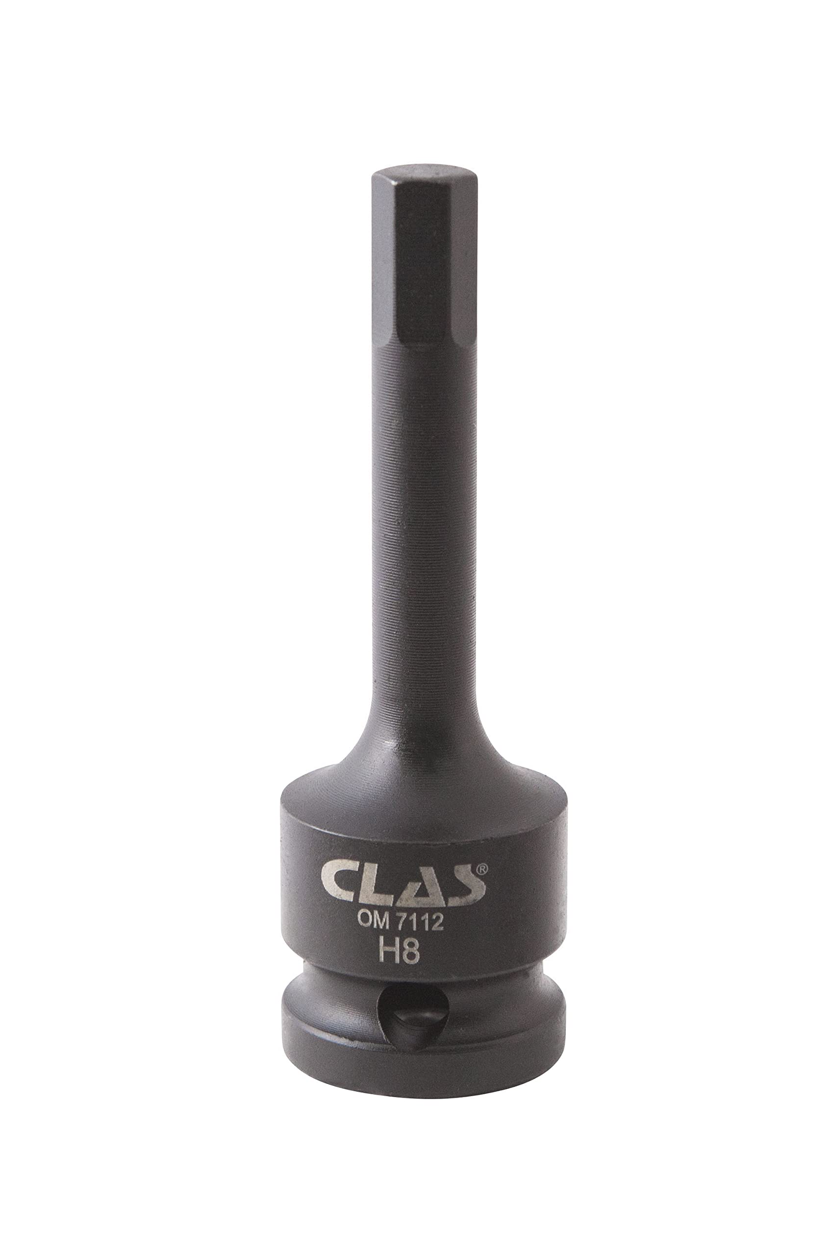 CLAS Equipements Hex Impact Socket 8 mm L.78 mm 1/2 Inch - SA 0479
