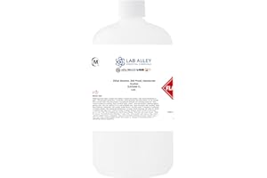 Lab Alley Denatured Ethanol 200 Proof, Kosher Certified, Halal, GMO-Free - 1 Liter