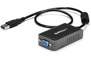 StarTech.com USB2VGAE2 USB to VGA Multi Monitor External Video Card Adapter, 1440 x 900, USB to VGA External Graphics Card