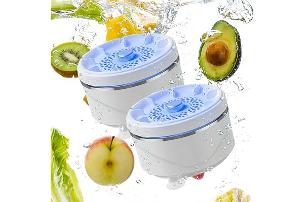Fruit and Vegetable Washing Machine, 2026 New Titanium Electrolysis Fruit Cleaner Device with Vortex Cleaning, Waterproof Wireless Fruit and Vegetable Purifier for Kitchen (2)