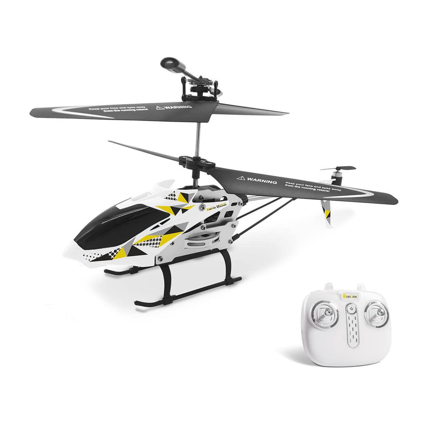 Mondo Motors 63613 Helicopter H22.0-Steady Infrared Remote Control Ultradron, Bianconero