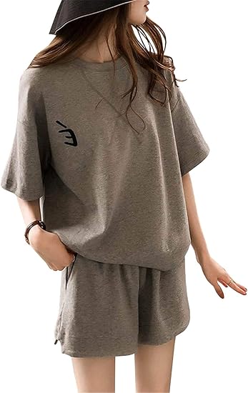 Amazon ユリカー レディース スポーツ Tシャツ 半袖 ショートパンツ セットアップ ジャージ スウェット ゆったり 上下セット ルームウェア カジュアル 大きいサイズ パジャマ ルームウェアセット 通販 Amazon ユリカー レディース スポーツ Tシャツ 半袖 ショートパンツ セットアップ ジャージ スウェット ゆったり 上下セット ルームウェア カジュアル 大きいサイズ パジャマ ルームウェアセット 通販