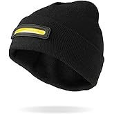 Night Scope Night Watch Rechargeable LED Beanie with Additional Rear Safety Light