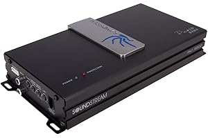 Soundstream PN1.650D 650W Mono Block Picasso Nano Class-D Amplifier, Black and Amp; Silver
