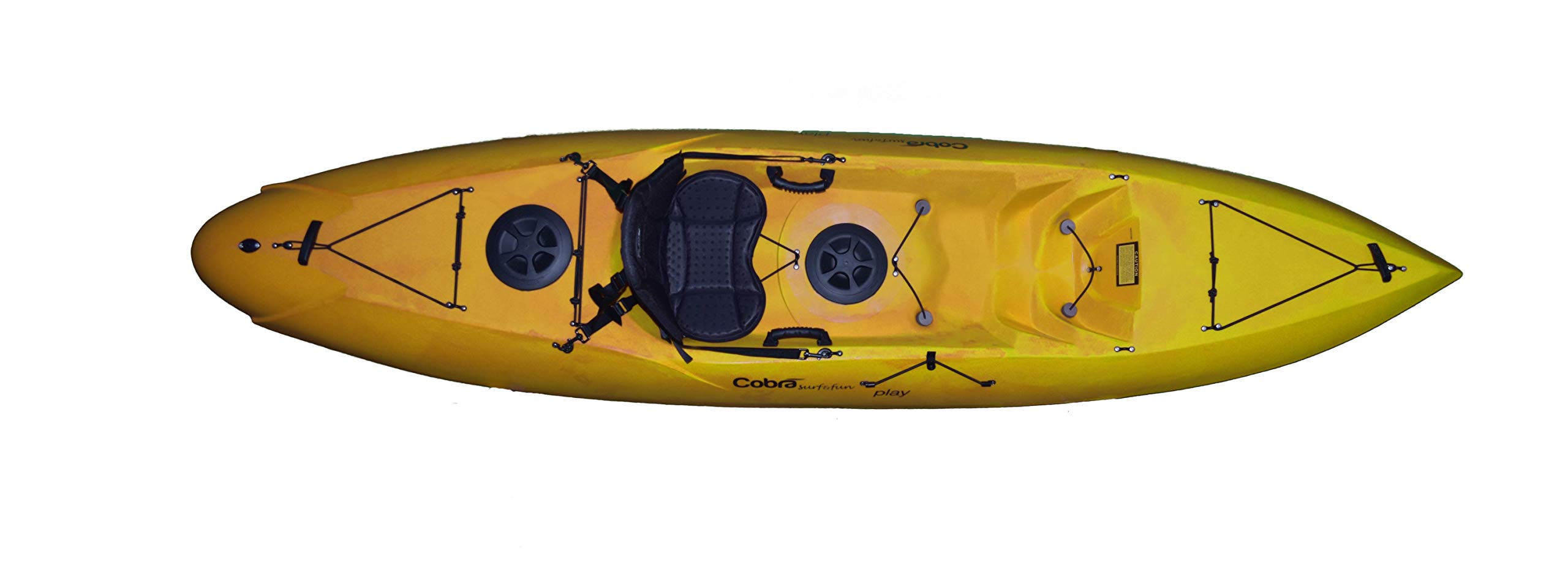 Cobra Sit on Top Kayak Play, Yellow, Single Person Missouri Float Trips