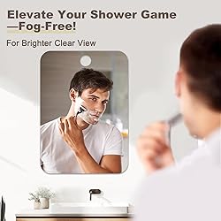 Nyosye Shower Mirror Fogless for Shaving Anti-Fog