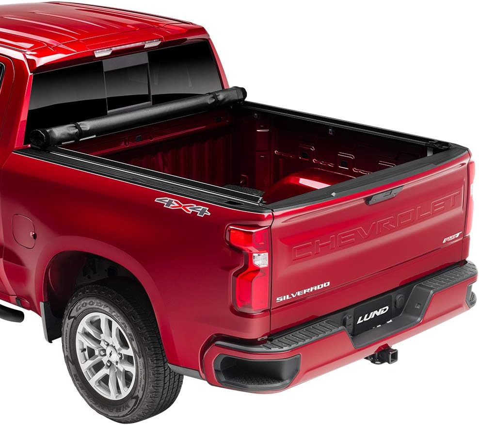 Lund 96092 Genesis Roll Up Soft Tonneau Cover 2007 2018 Gmc Sierra 5 5 Bed