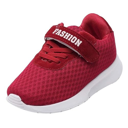 HoSayLike Kleinkind Draussen Gurt klassisch Anti-Rutsch Sportlich Laufschuhe Kleine Kinder Unisex Mesh Oberer Höher Alle Jahr