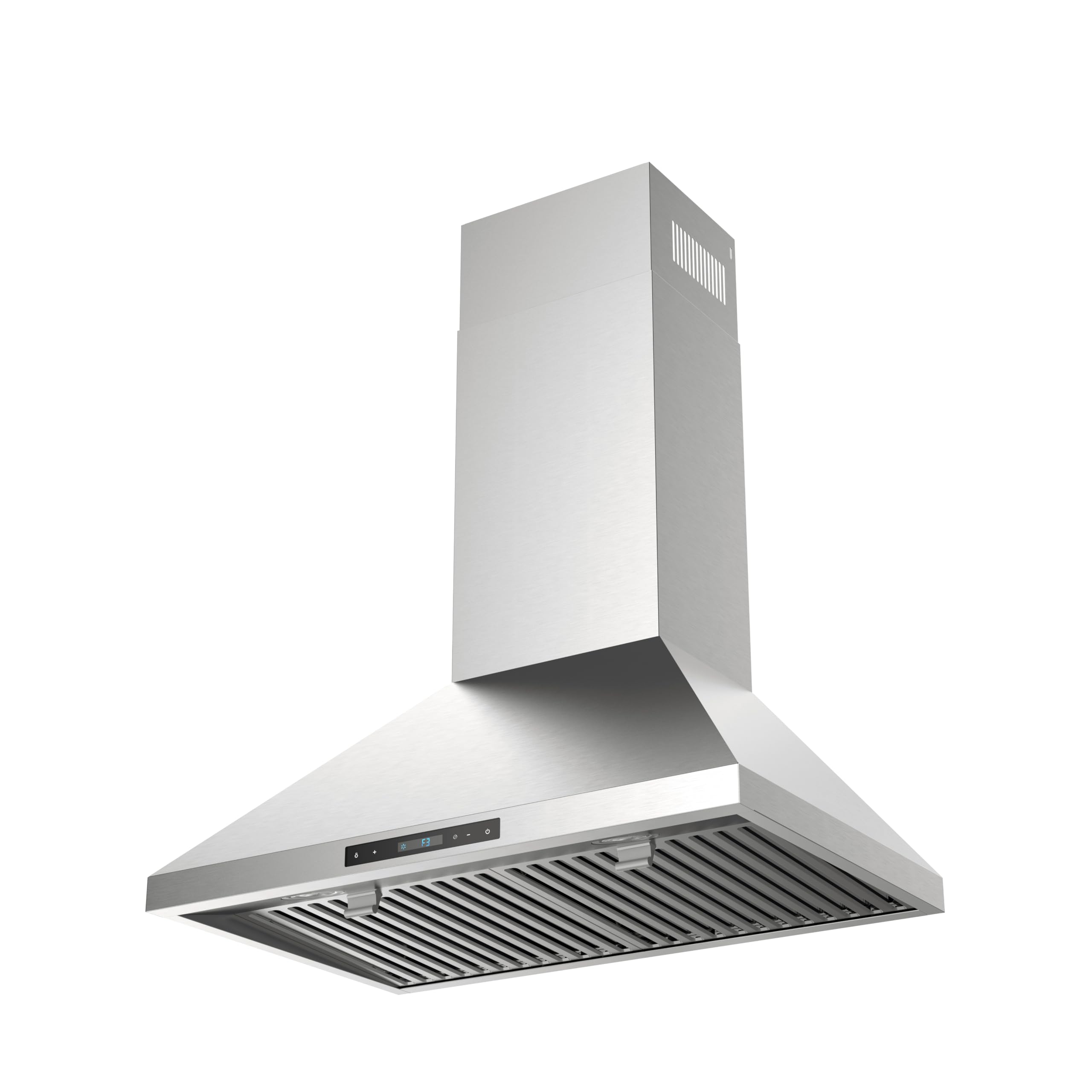 Photo 1 of EVERKITCH 30inch Wall Mounted Range Hood with 1000CFM, Powerful DC Motor with 6 Speeds, Remote Control, Stainless Steel Permanant Filters