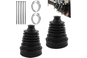 Clwalny 2PCS CV Boot Repair Kit, Engineer Split CV Joint Boot Silicone Cover Waterproof & Dustproof for Shaft 19-24mm, Universal Constant Velocity Joint Boots for Most Cars Front/Rear Axle