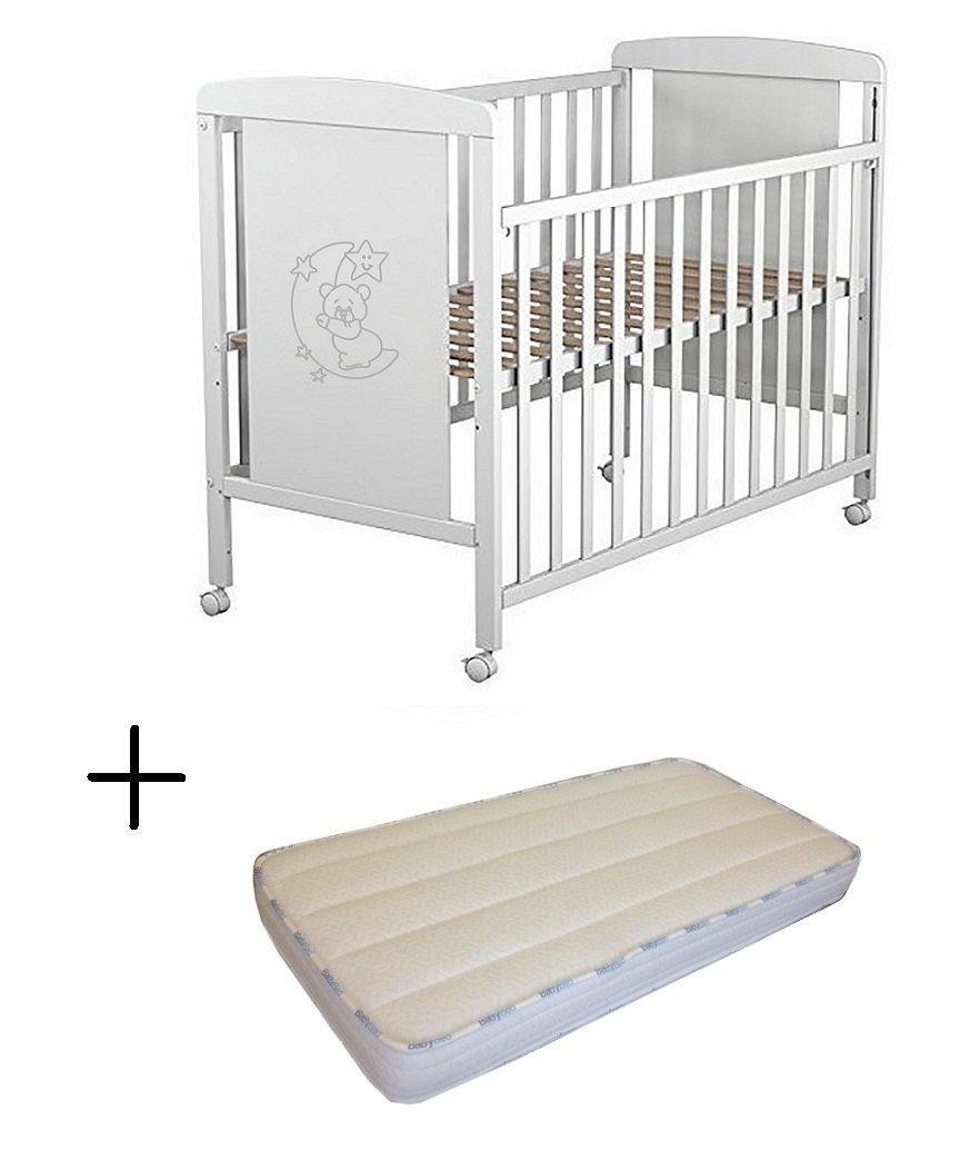 Cuna para bebé modelo Oso Dormilón Mundi Bebé  Colchón Viscoelástica 