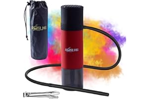 ROSLHG Car Hookah,Hookah Set Portable Red Cup Hookah,Portable Hookah for Travel, Hookah set with Everything,Easy Assemble & Storage Hookah Set with Portable Bag