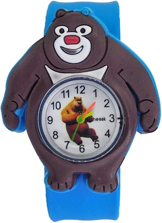 Amazon 腕時計キッズ Hcgs かわいいクマキッズ時計漫画ピカチュウ子供時計シリコーンブレスレット男の子女の子クリスマスギフト子供時計ブロンズ ボーイズ腕時計 腕時計 通販