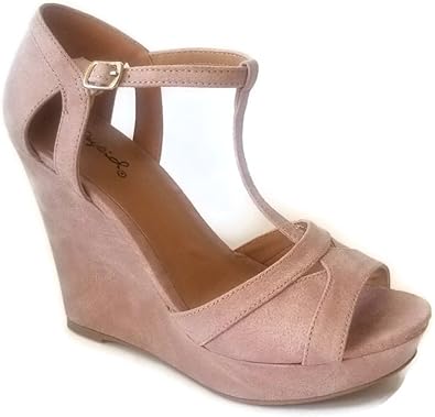 qupid blush sandals