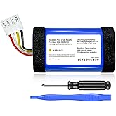 OHZHAO 8500mAh Replacement Battery for JBL Flip 6, Part No: GSP-1S2P-F6D, 2025 Upgrade High Capacity 3.7V Battery for Flip 6 Bluetooth Speaker
